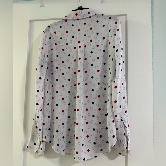 Express 3 Portofino Shirt Slim Small , black kisses, red and white Long Sleeve. - Picture 11 of 11